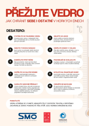 desatero - jak přežít vedro